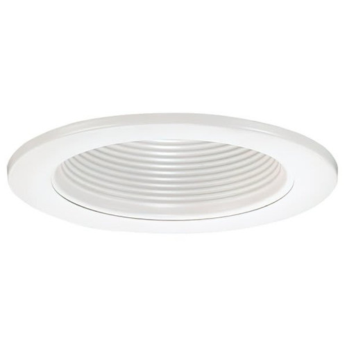 Generation Lighting Traditional White Recessed 4" Baffle Trim