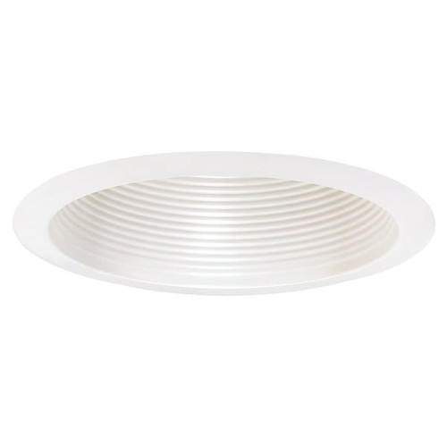 Generation Lighting Traditional White Recessed 6" Baffle Trim