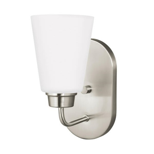 Generation Lighting Kerrville 9.5 Watts One Light Bath Sconce Brushed Nickel