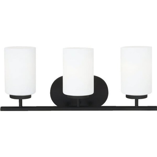 Generation Lighting Oslo 9.5 Watts Three Light Bath Sconces Blacksmith