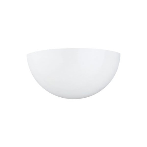 Generation Lighting Decorative Wall Sconce 100 Watts One Light Bath Sconce White