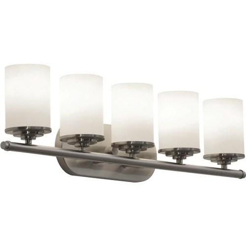 Seasons 29-1/2 In. Led Waterford 5-Light Vanity Fixture, 2700k (Satin Nickel)