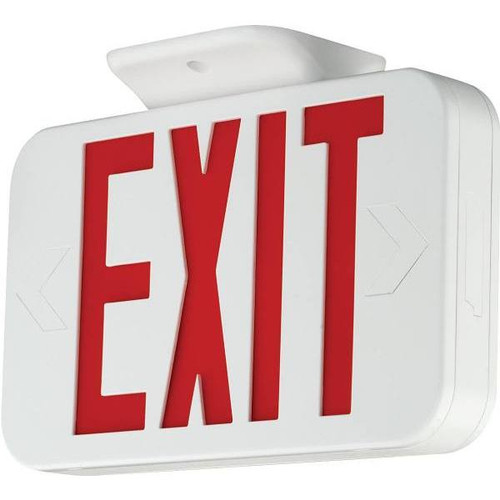 Hubbell Car 120/277v Red Led Exit Sign