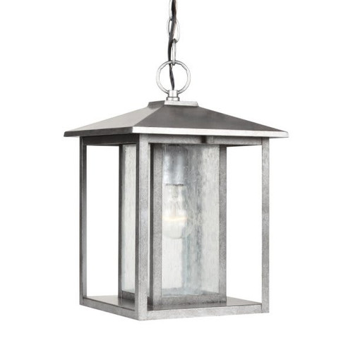 Generation Lighting Hunnington One Light Outdoor Pendant With Clear Seeded Glass