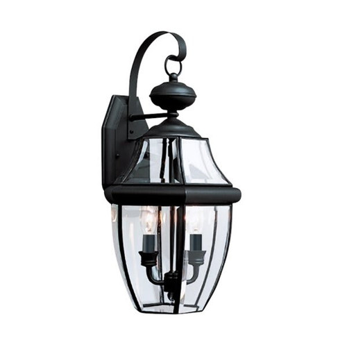 Generation Lighting Lancaster 10 X 20.5 In. 2-Light Outdoor Lantern (Black)