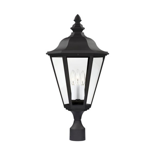 Sea Gull Lighting Brentwood 60w Lighting Post Cap (Black)
