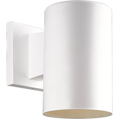 Progress Lighting White One-Light Wall Bracket In Metal Finish 5 X 7.25