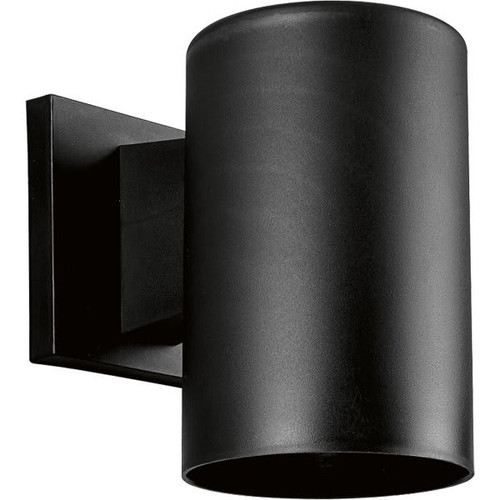Progress Lighting Black One-Light Wall Bracket In Metal Finish 5 X 7.25