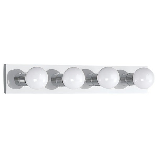 Generation Lighting Center Stage 24 In. 4-Light Led Bath Vanity Fixture (Chrome)