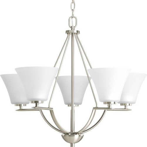 Progress Lighting Bravo 5-Light Hanging Indoor Chandelier (Glass)