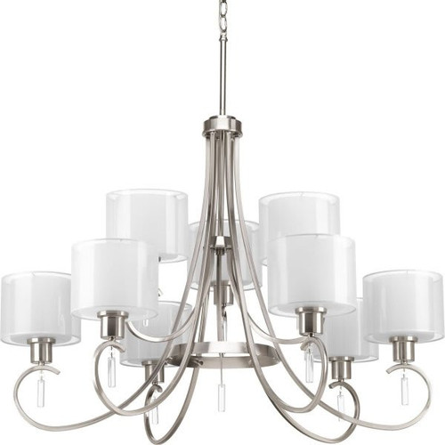 Progress Lighting Invite 9-Light Indoor Chandelier (Mylar)