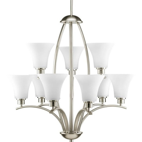 Progress Lighting Joy 9-Light Chain Indoor Chandelier (Glass)
