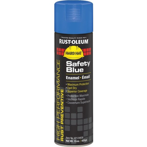 Rust-Oleum 15 Oz High Performance Enamel Gloss Spray Paint - Safety Blue