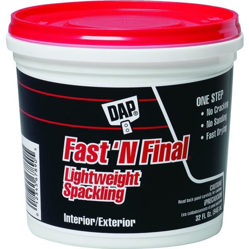 Dap Fast N Final Lightweight Spackle, 1 Gallon
