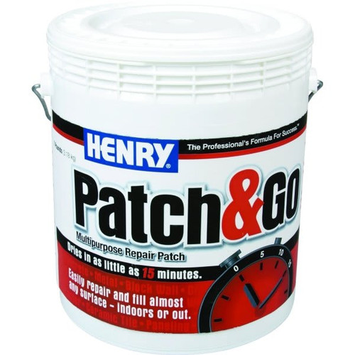 Henry Patch & Go Multipurpose Repair, 7 Lb, Use Over Wood, Concrete And More
