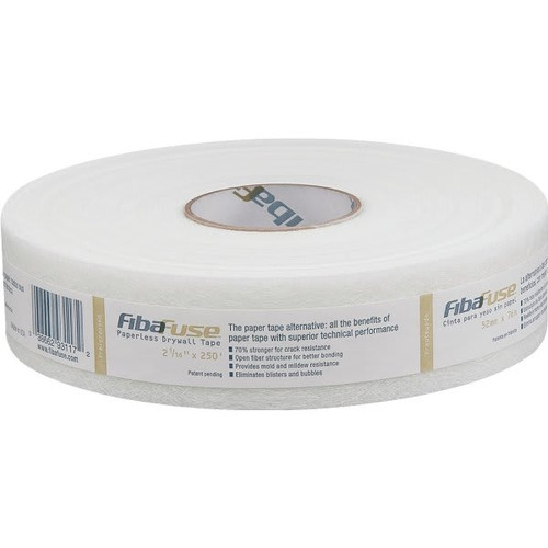 Saint-Gobain Adfors Fibafuse Paperless Drywall Tape, 2-1/16" X 250'