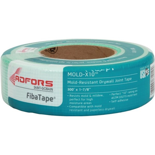 Saint-Gobain Adfors Fibatape Mold-X Mold Resistant Drywall Tape, 1-7/8" X 300'