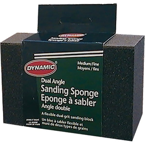 Dynamic Ag662603 Medium/Fine Dual Angle Sanding Sponge, Package Of 24