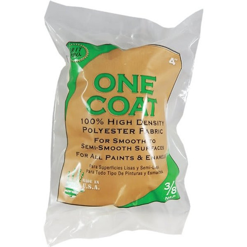 Merit Pro 00097 4" One Coat 3/8" Nap Roller Cover, Case Of 12