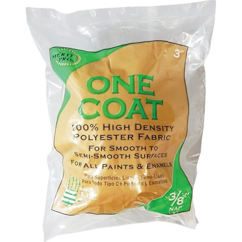 Merit Pro 00096 3" One Coat 3/8" Nap Roller Cover, Case Of 12