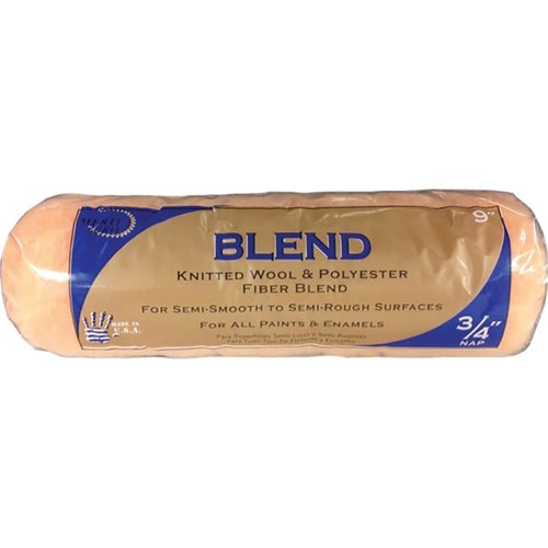 Merit Pro 00113 9" Blend 3/4" Nap Roller Cover, Case Of 12