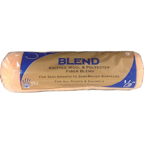 Merit Pro 00112 9" Blend 1/2" Nap Roller Cover, Case Of 12