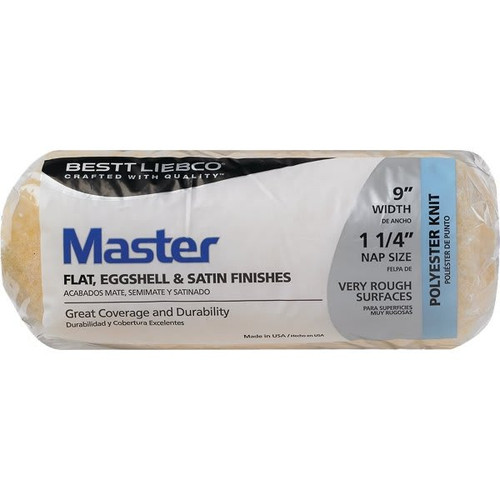 Psb / Bestt Liebco 509030900 9v125 9" Master 1/4" Nap Roller Cover, Case Of 12
