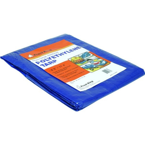 Frost King 9 X 12' Blue Vinyl Heavy Guage Tarp 3 Mil