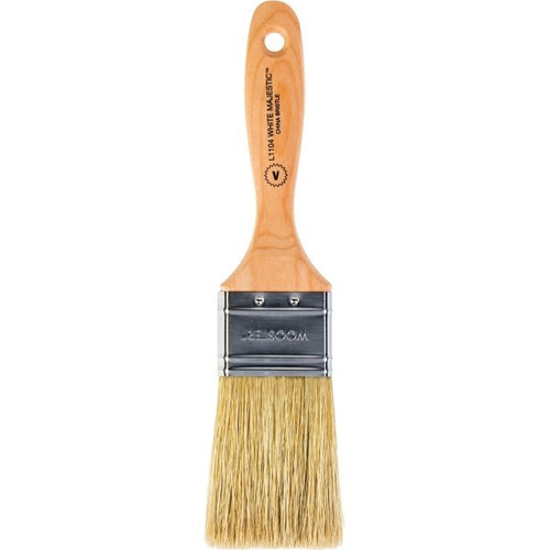 Wooster L1104 3" White Majestic White China Bristle Brush