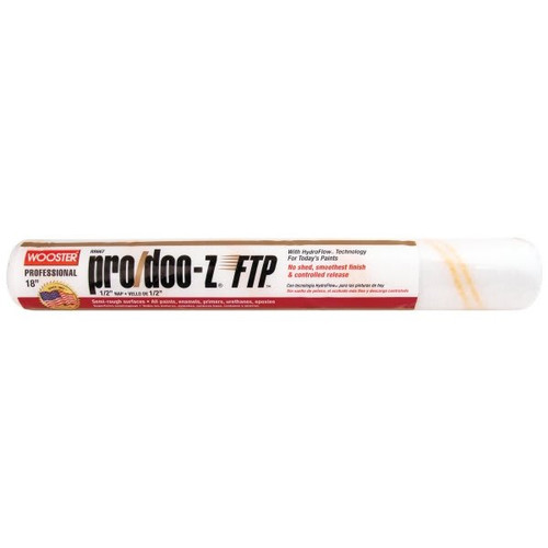 Wooster Rr667 18" Pro/Doo-Z FTP 1/2" Nap Roller Cover