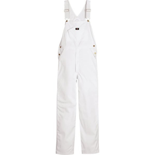 Dickies 32w X 30l White Painter Bib Overalls