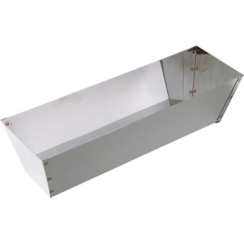 Hyde 09072 12" Stainless Mud Pan W/ Spot Weld Seams