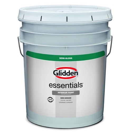 Glidden Essentials Interior Latex Paint Semi-Gloss White 5g