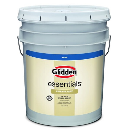 Glidden Essentials Exterior Latex Paint Satin Base 2 5g