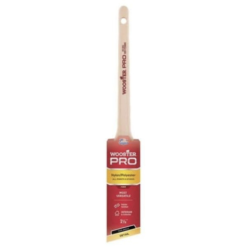 Wooster PRO 1-1/2 In. Nylon/Polyester Thin Angle Sash Brush