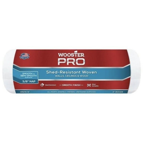 Wooster Pro 9 In. X 3/8 In. High-Density Woven Roller Cover