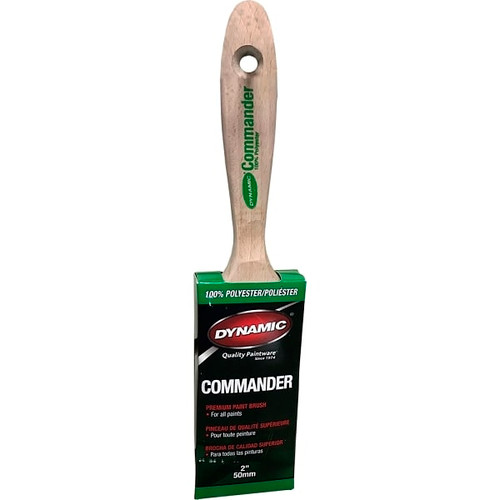 Dynamic 88105 2" 50mm Commander Flat Polyester Brush