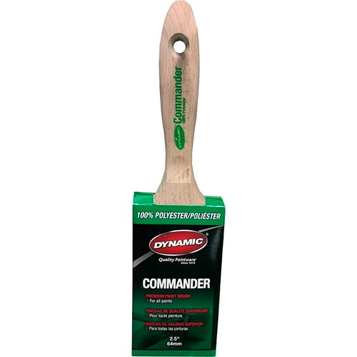 Dynamic 88106 2-1/2" 64mm Commander Flat Polyester Brush