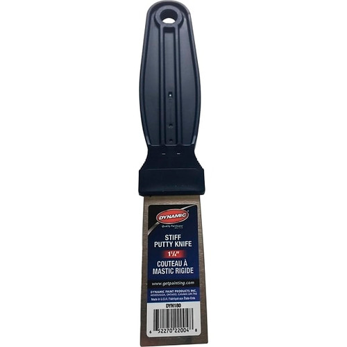Dynamic Dyn180 Diy 1-1/4" Stiff Putty Knife With Carbon Steel Blade