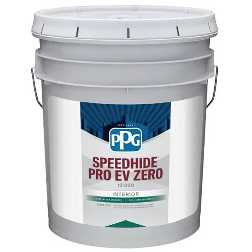 Ppg Architectural Finishes Speedhide Flat Interior Paint, White 217480