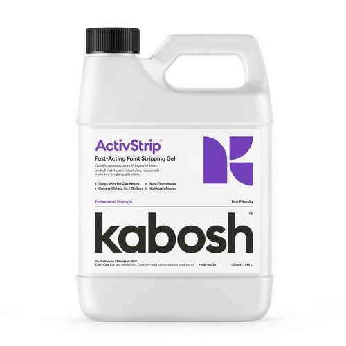 Kabosh Activstrip Paint Stripper, Gel, 32 Oz