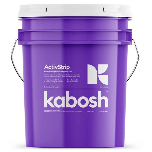 Kabosh Activstrip Paint Stripper, Gel, 5 Gallon