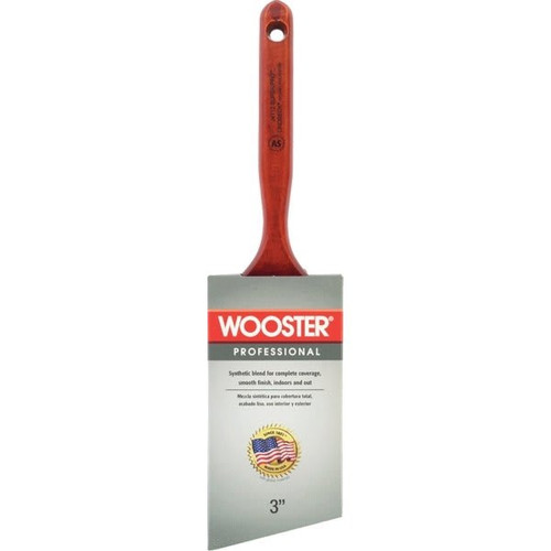 Wooster J4112 3" Super/PRO Lindbeck Angle Sash Brush, Package Of 6