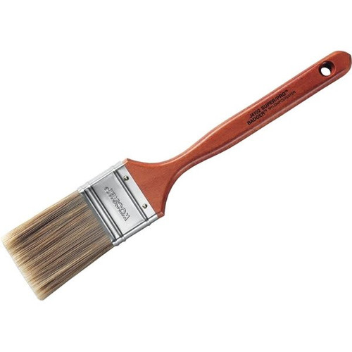 Wooster J4102 2-1/2" Super/PRO Badger Flat Sash Paint Brush, Package Of 6