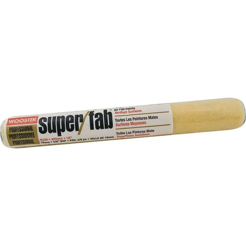 Wooster R239 18" Super/Fab 3/8" Nap Roller Cover, Package Of 6