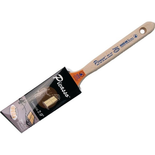 Proform Pic1-2.0 2" Picasso Angled Oval Brush W/ Standard Handle, Package Of 12