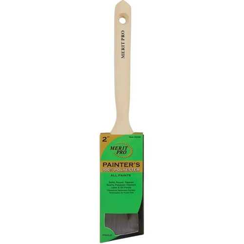 Merit PRO 00349 2" Painter'S Professional Angle Sash Brush, Package Of 12
