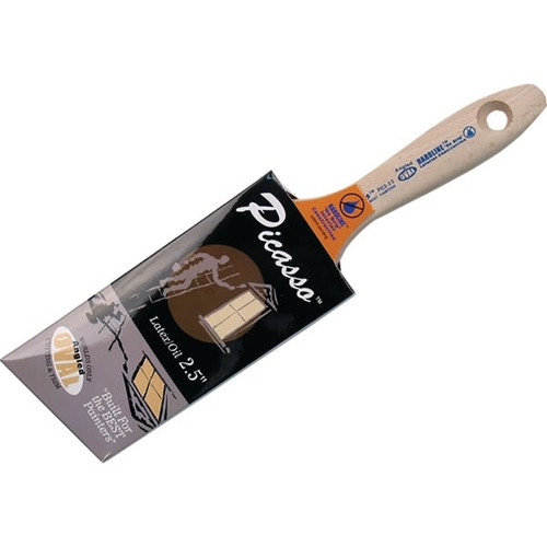 Proform Pic3-2.5 2.5" Picasso Angled Oval Brush W/ Beavertail Handle