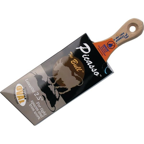 Proform Pic5-2.5 2.5" Picasso Angled Oval Brush W/ Short Handle