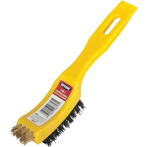 Hyde 46813 3-In-1 Paint Stripping Brush, Package Of 6